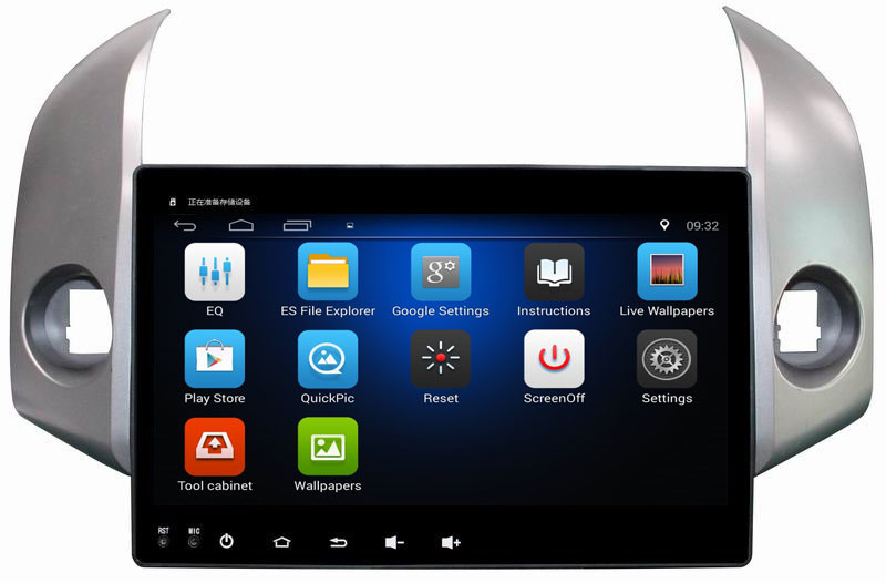 Ouchuangbo car touch screen radio stereo android 8.1 for Toyota RAV4 2009-2012 with USB SWC 1080P Video Blluetooth