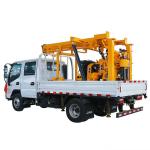 Vehicle Chassis Hydraulic Drilling Rig Self Propelled for 200M Water Well