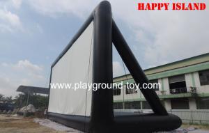 China Professional Cloth Kids Inflatable Bouncer Movie Screen , Inflatable Outdoor Screen For Events on sale