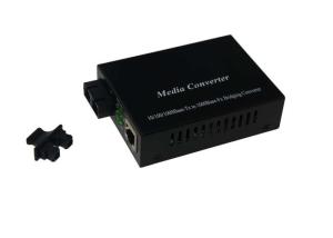 China SFP Dual Fiber To Copper Media Converter Gigabit 12G Capacity Metal Enclosure Housing wholesale
