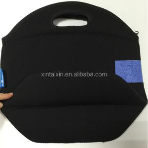 China Factory made soft feeling neoprene cooler bag neoprene lunch bag with handle wholesale