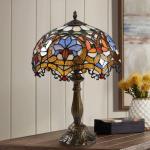 9 Inch 12 Inch Mediterranean Handmade Stained Glass Decorative Lamp Living Room