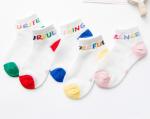 Party Wear Childrens Ankle Socks Cotton Children Kids Socks Knitting Student