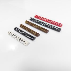 China Acrylic Jewelry Price Displays Cube Number Counter Model Price Tag Plastic Holder wholesale