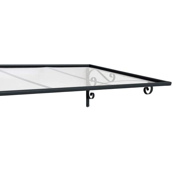 W150cm Polycarbonate Porch Canopy For Office Buildings