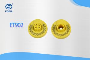 China Waterproof 134.2 Khz Electronic Cattle Tags Laser Printing wholesale