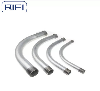 Pre Galvanized IMC Conduit Pipe Custom Rigid 90 Degree Elbows IRE050-IRE400