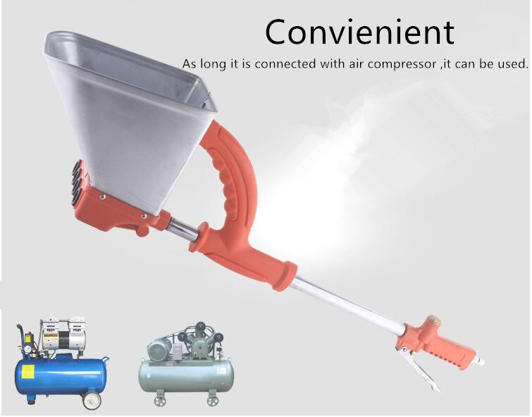 Soft Handle Cement Mortar Sprayer With ABS Holder / Adjustable Switch