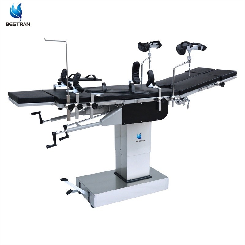 Height Adjustment Hydraulic Operating Table For Surgical Room Stainles Steel Material
