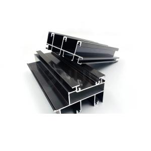 China Anodized Black Aluminum Extrusion Profiles for Window And Door Irsael Market wholesale
