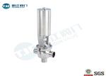 Double Seat Stainless Steel Sanitary Valves / Mixproof Valve ANSI 316L PN 10 Bar
