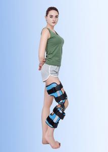 China Orthopedic Leg Braces Orthotic Devices Knee Extension Brace Hinged Black on sale