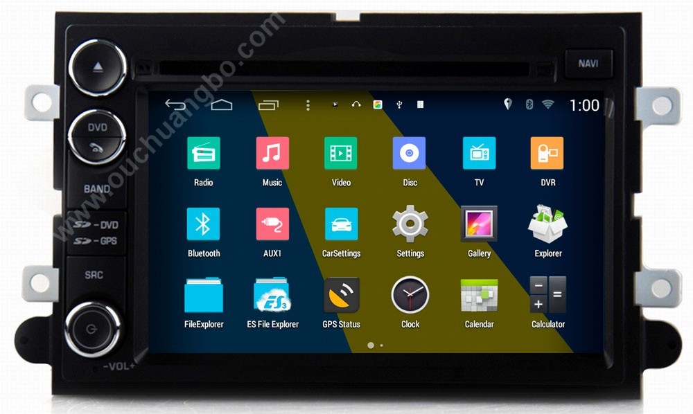 Ouchuangbo audio dvd stereo navi multimedia Ford Explorer 2006-2010 with aux BT miror link android 4.4 OS