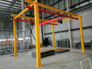 China Manual Low Deadweight Floor Supported KBK Crane 500kg 1000kg Free Standing Crane wholesale