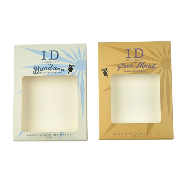 Factory Customization Facial Mask Grooming Supplies Box with Window Display