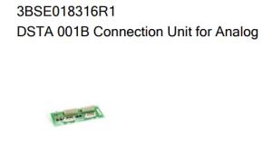China DSTA 001B 3BSE018316R1 ABB Connection Unit for Analog wholesale