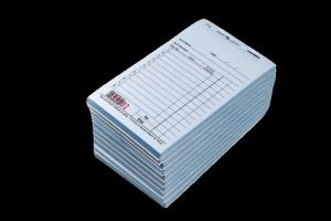 China CT-12A Number Of Sheets 1/2/3 Black Ink English US Guest Check Featuring Carbonless Perforation wholesale