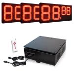Waterproof Led Gas Signs For Shopping Mall Free Standing Billboard 8" 32"