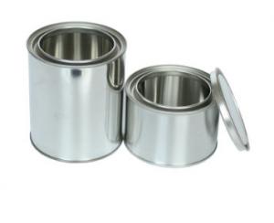 China Cylindrical 1 Gallon Metal Paint Can Lids CMYK ISO9001 wholesale