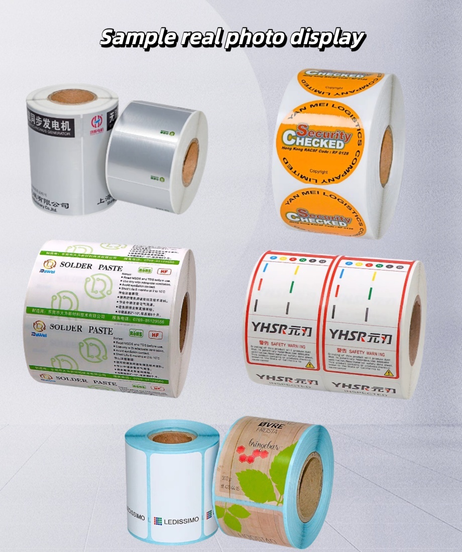 Custom Printed Waterproof Vinyl Warning Labels with Strong Adhesion for Equipment Stickers