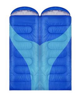 China Double Split Four Seasons Camping Sleeping Gear 1500g Lightweight Hiking Sleeping Bag wholesale