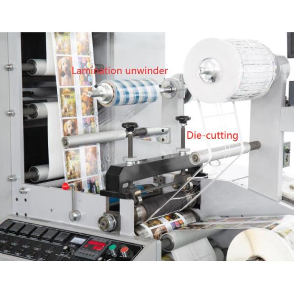 60M/Min Flexographic Label Printing Machine Varnishing Laminating