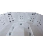 Ocean Wave Pure White Acrylic Rectangle Outdoor Bathtub SPA Tubs
