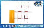 Yellow Electric Motor Vehicle Barrier Gate AC220V Drop Arm Barrier Gate