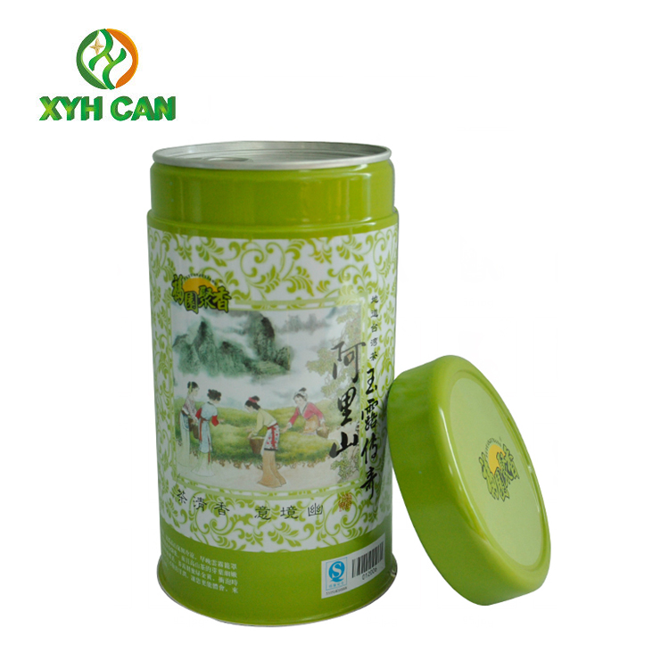 Tea Tin Can Eco-Friendly Standard Rose Gold Design Printing Cookie Containers for Tea
