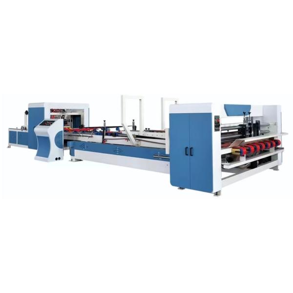 30-150mm Nail Distance Range Automatic Folding Gluing Machine for Corrugated