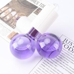 China Purple Facial Ice Globe Ice Ball Facial Roller ISO9001 Approved wholesale