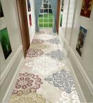 Coil Crystal Velvet Custom Commercial Floor Mat For Entrance Corridor Stairway