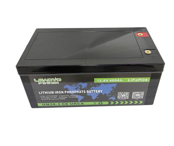 Smart Bluetooth 12.8V LiFePO4 Battery 12V 400Ah Rechargeable Batteries For