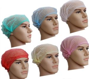 China Sample Disposable Nonwoven PP Clip Strip Bouffant Hairnet Mob Cap for Head Hair Cover wholesale