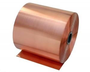 China Transformer C1011 C1020 OFC Pure Copper Conductive Strips Metal Foil Roll 600mm on sale