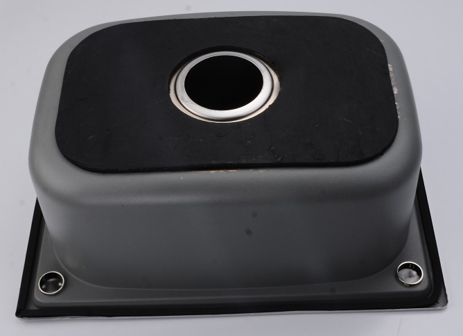 1 Faucet Hole Top Mount Brushed Stainless Steel Kitchen Sink 1500*500*210mm