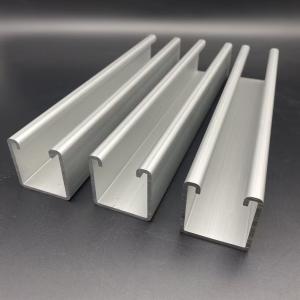 China Aluminum C Channel 41x41 41x21 Custom Perforated EG HDG Strut Channel wholesale
