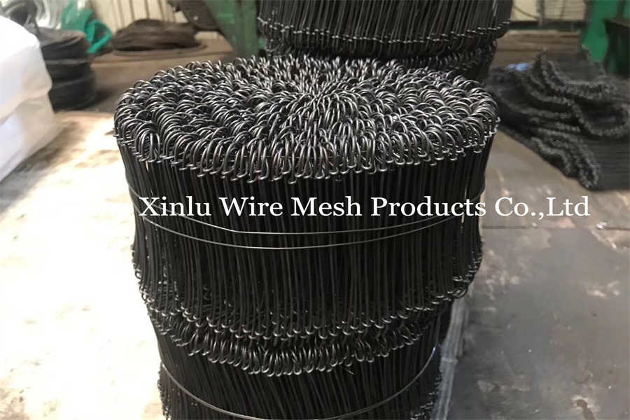 2500pcs bundle of Black annealed tie wire Building PVC Coated 18GA 5000pcs 550mpa Copper Loop Tie Wire