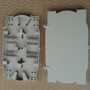 China Grey Color Fiber Management Tray / Fiber Optic Splice Tray 24 Core 24 Fiber wholesale
