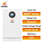 25.6V 200ah Wall Solar System Lifepo4 Energy Powerwall 5.12kwh Lithium Battery