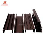 1mm Thick Brown Anodized Aluminum Window Extrusion Profiles For Thailand Market