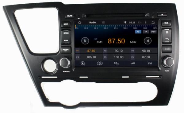 Ouchuangbo Auto Video Stereo System for Honda Civic Saloon 2014 GPS Navigation