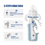 Medium Flow Anti Colic Feeding Bottles 240ml For Formula Making Mixing