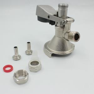 China Keg Connector Beer Keg Coupler With Relief Valve S Type wholesale
