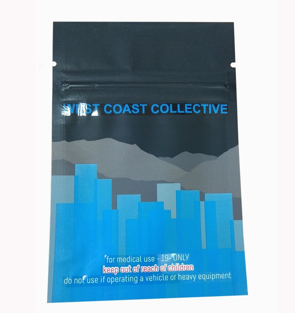 Custom Printing smell proof professional packaging bags for food