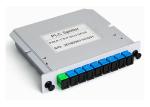 FTTH Plc Fiber Optic Splitter Box, 1x8 Cassette Plc Fiber Optic Splitter, LSZH