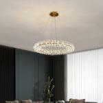 Post-modern Nordic Simple Crystal Chandelier Light Luxury Living Room Bedroom