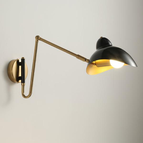 loft Vintage Black White Bedroom Living room serge lamp Telescopic wall lights