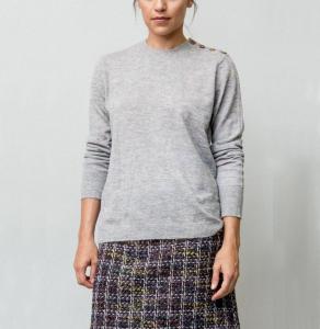 China WOMEN'S 33% SUPERFINE ALPACA, 32% EXTRAFINE MERINO WOOL, 35% POLYAMIDE KNITTED SWEATER ( PULLOVER ) wholesale
