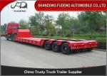 120 / 100 Tons Heavy Equipment Trailers 3 Lines 6 Axles Mechanical Ladder